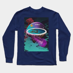 Flat Earth Fantasy Long Sleeve T-Shirt